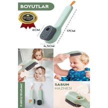 Bebek Banyo Saç ve Vücut Şampuan Hazneli Çocuk Yıkama Fırçası