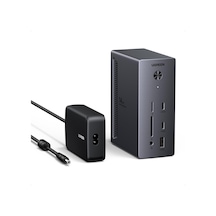 Ugreen Revodok Pro Üçlü Ekran Bağlantı İstasyonu Yalnızca Windows Dizüstü Bilgisayarlar İçin 8k Dp/4k Hdmı İle 2hdmı Ve Dp, 100w Şarj, 27w Usb C, 10gbps Usb Bağlantı Noktaları, Gigabit Lan, Sd/tf