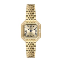 Ql170g-08sg Hislon Kol Saati 28 Mm / Gold Gri