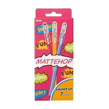 1.0 Mm Parlak Jel Roller Kalem - 7 Adet Blisterli - Mattehop 165-Koyu Yeşil