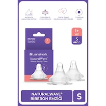 Lansinoh® NaturalWave® 2'li Biberon Emziği Yavaş Akışlı (1 Ay+)