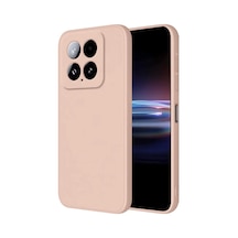 Xiaomi Mi 14t Pro Kılıf Nano İçi Kadife Silikon - Pudra 0.2M-Çok Renkli