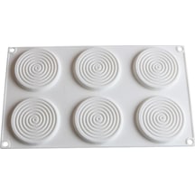 Sivrisinek Bobini Halka Şekli Mus Kalıp Pişirme Diy Silikon Mus Kalıp Çikolatalı Kek