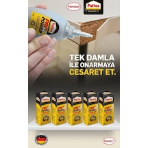 Pattex Pro Power Süper Yapıştırıcı, 15 Gr, 5 Adet, Hızlı Tutuş, Çok Yüzeyli, Porselen, Seramik, Plastik, Ahşap, Metal İçin