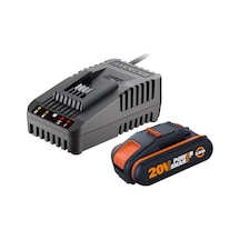 Worx Wa3601 20Volt 2.0Ah. Powershare Li-İon Akü ve Akü Şarj Cihaz