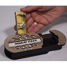 Çakmak Kişiye Özel İsim Yazılı Ve Mdf Tasarım Kutulu No:134 Çok Renkli