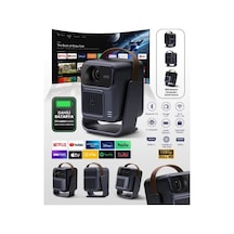 Wanbo Togo Pro Android TV 14 Taşınabilir Full Hd 500 Ansı Dahili Standlı Projeksiyon Cihazı