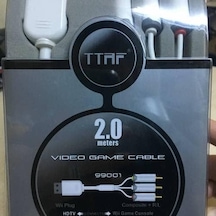 Platoon Ekstra Kaliteli 2 Metre Nintendo Wii Rca Kablo 3 Rca Lale