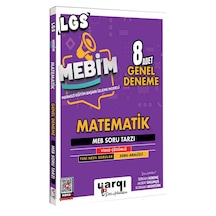 Yargı Ders Arkadaşım 8.sınıf Lgs Mebim Matematik 8 Adet Genel Deneme
