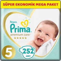 Prima Premium Care Bebek bezi Beden:5 (11-16Kg) Junior 252 Adet S
