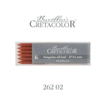 Cretacolor Sanguine Oil Medium Yağlı Portmin Uç 5,6mm 6lı 26202