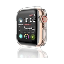 Apple Uyumlu  Watch 38 Mm Şeffaf Silikon Saat Koruma