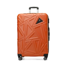 Lumberjack Trıangle -b Abs 5fx Kiremit Unisex Büyük Boy Valiz Kırmızı