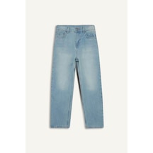 Defacto Erkek Çocuk Wide Leg Geniş Paça Pantolon F0452a825aunm28 Mavi