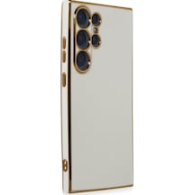Samsung Uyumlu Galaxy S24 Ultra Kılıf Volet Luxury Seri Kamera Korumalı Silikon Kapak