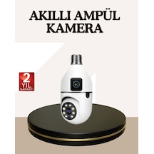 İki Yönlü Sesli Wifi Kamera Ampul Tipi Ev Ve Ofis Güvenlik Kamerası 93878069