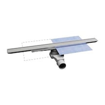 Evimetal Zetline Duş Kanalı 60 Cm Satine - Z1h24l60s1 Gri