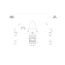 Opel Corsa D Torpido Kaplama 2007 13 Parça Alüminyum