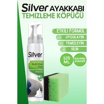 Silver Spor Ayakkabı Deri Ve Kumaş Temizleme Köpüğü 125 Ml Çok Renkli