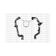 Kraftvoll 10060379 Turbo Borusu Sekmanı Renault Fluence 10 -grand Sc Nıc 09 Kangoo 09 -megane Iıı 09 -1.5 Dcı K9k 144602487r Diğer