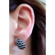 Swarovski Taşlı Gümüş Lüks Küpe N11.89244