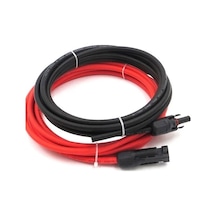 Dancemonkey Mc4 Soketli 10 M Siyah 10 M Kırmızı 4 Mm Solar Panel Kablosu Tu