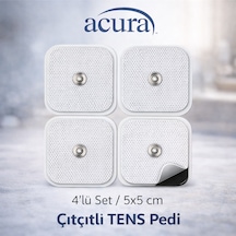 Çıtçıtlı Tens Pedi 5 5 4lü