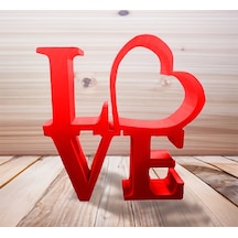 13cm Sevgililer Günü'ne Özel Love Aşk Kırmızı Renk Hediyelik Eşya