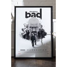 Breaking Bad Siyah Ahşap Çerçeveli Poster, Dizi Duvar Tablosu