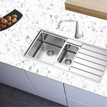 İbmtü240 Mutfak Tezgah Üstü Kaplama Kendinden Yapışkanlı Folyo Terrazzo Desen 70cmx100cm