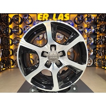 4 Adet Audi 7.5 16 5 112 Et45 57.1 Black Mack Jant Revize Edilmiş Takım