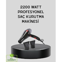 Profesyonel 2200w Fön Makinesi Ac Motorlu, Hızlı Kurutma, Hafif Tasarım
