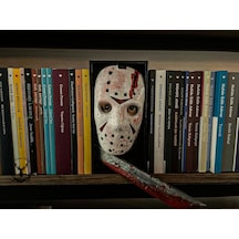 Hayatvesanat 13.cuma / Jason Voorhes / Kitaplık Figürü / Kitap Tutucu / Kolleksiyon / Hediye / 21 Cm