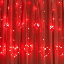 Kalpli Salkım Led Işık Dekor Led Işık Red Light Kırmızı Salkım Led Işık Modlu 220v Kırmızı Led Işık