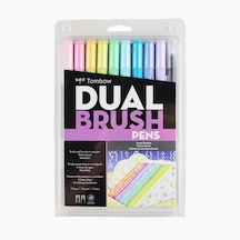 Tombow Dual Brush 10'Lu Fırça Uçlu Pastel Kalem Seti