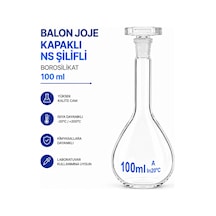 Balon Joje Kapaklı Ns Şilifli Borosilikat 100 Ml