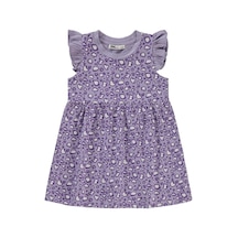 Civil Girls Leoparlı 2-5 Yaş Elbise Lila