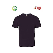 Myform 8128 Comfort Sıfır Yaka Supreme Tshirt- Siyah Çok Renkli