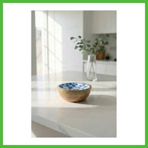 Vaveni Mango Agacı Sunum Servis Kasesi & Dekoratif Kase 20 Cm Desenli Arz