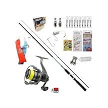 Quick Dynabraid 4 4000 Daiwa Sweepfire 210cm 10-30gr Kıyı Spin Olta Takımı Seti