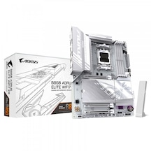 Gigabyte B850 Aorus Elite Wıfı 7 Ice Ddr5 8200 Oc M.2 Am5 Atx A