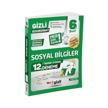 Gizli Yayınları 6. Sınıf Sosyal Bilgiler 12'li Deneme-meb Gibi Sordu