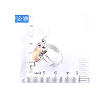 Siyah Akik Metal Baykuş Dışbükey Doğal Kristal Kakma Ayarlanabilir Yüzük Çok Renkli