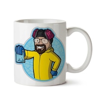 Breaking Bad Vault Boy.png İki Tarafı Baskılı Kupa Bardak Çok Renkli