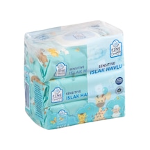 Fine Dreaming Islak Havlu 3 64'lü Bebek, Alkol Ve Paraben İçermez 6'li Avantaj Paketi - 6 Adet Tarı