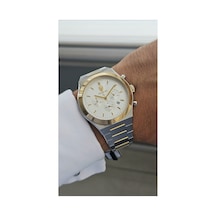 Rym-81051 Erkek Lux Crono Kol Saati - Çelik Kasa Ve Kordon - Safir Cam - 2 Yıl Garanti Ipg-w Çok Renkli
