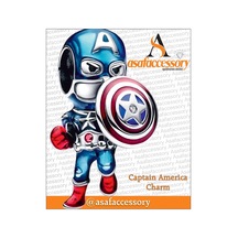 Kaptan Amerika Charm Captain America Mavi