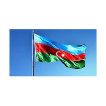 Azerbaycan Bayrağı Raşel Kumaş 100x150 Diğer