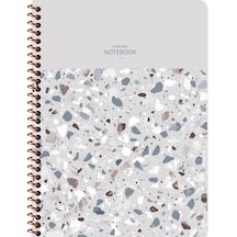 Keskin Color Defter Plastik Kapak Spiralli 16,5x22,5 80 Yp Çiz. 322141-99 Çok Renkli