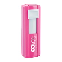Colop Cep20 Kaşe Pembe Kasa Mavi Keçe - 14x38mm Renksiz